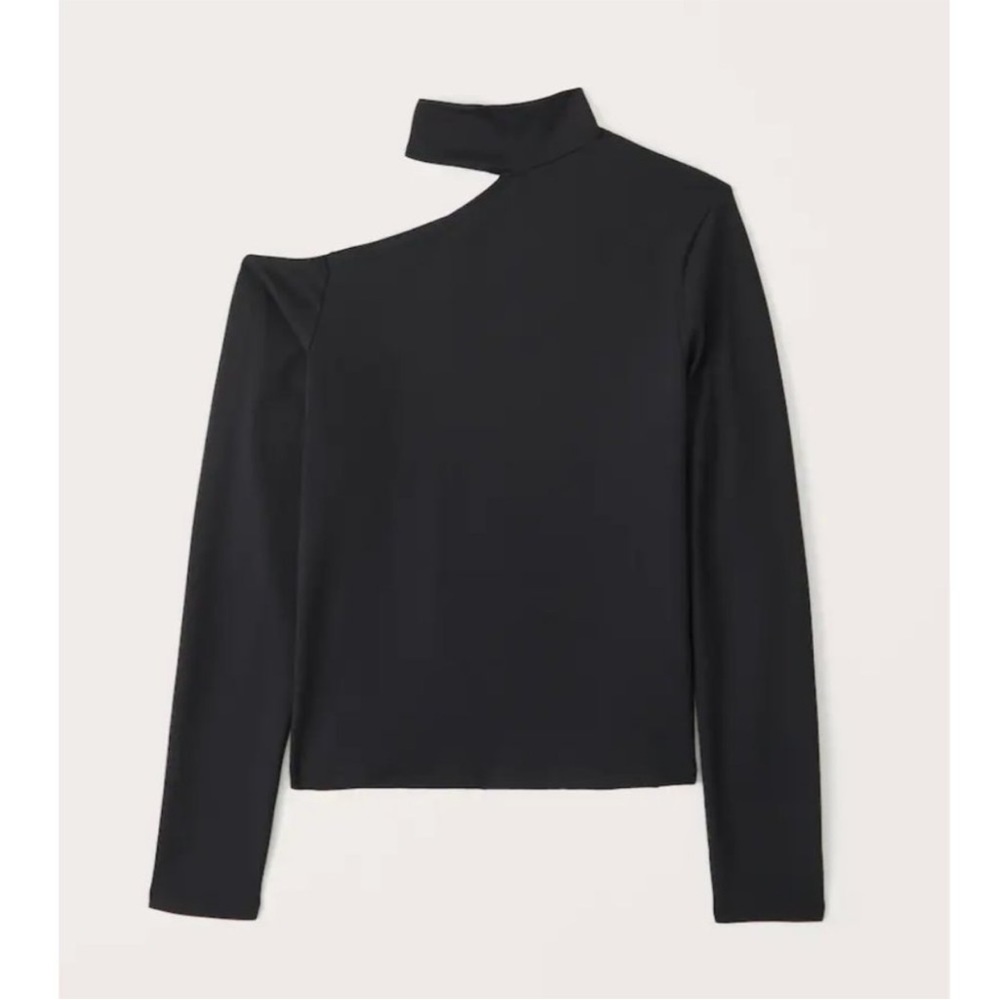 NWT A&F Long sleeve seamless asymmetrical cutout top